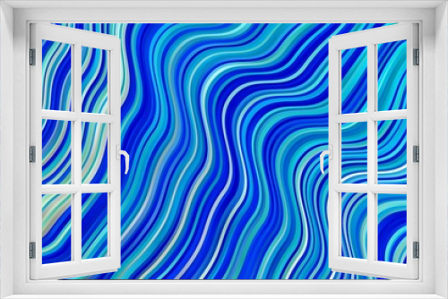 Light Blue, Yellow vector pattern with curved lines. Colorful illustration in abstract style with bent lines. Template for your UI design.