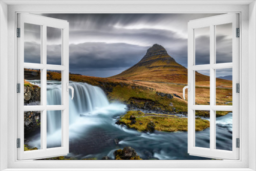 Fototapeta Naklejka Na Ścianę Okno 3D - Kirkjufell