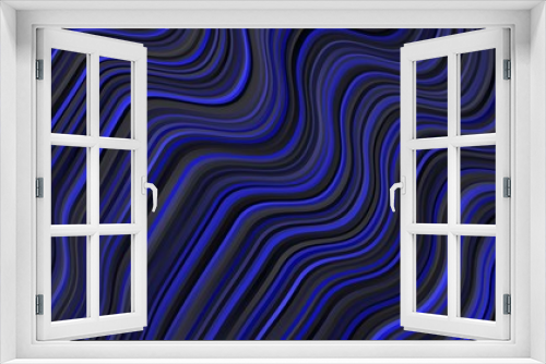 Dark BLUE vector layout with curves.