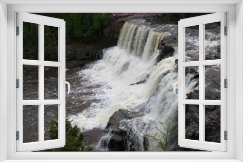 Fototapeta Naklejka Na Ścianę Okno 3D - gooseberry falls