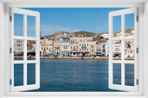 Fototapeta Naklejka Na Ścianę Okno 3D - Ermoupolis at Syros island