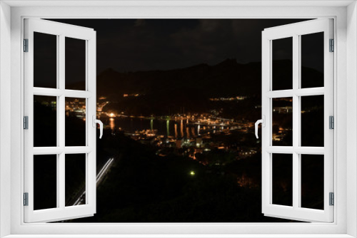 Fototapeta Naklejka Na Ścianę Okno 3D - 小笠原　島の夜景