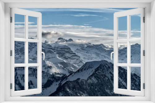 Fototapeta Naklejka Na Ścianę Okno 3D - Mount Rigi