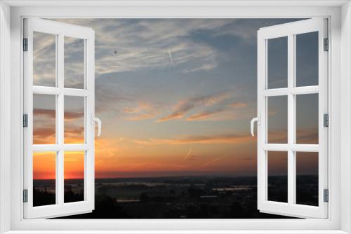 Fototapeta Naklejka Na Ścianę Okno 3D - Sunrise over Manhattn