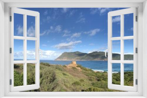 Fototapeta Naklejka Na Ścianę Okno 3D - coastal view at porto ferro, sardinia, italy
