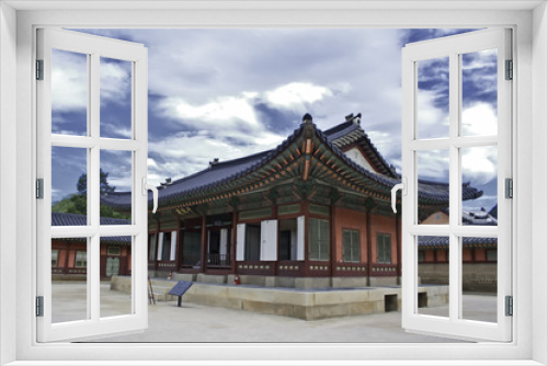 Fototapeta Naklejka Na Ścianę Okno 3D - Korean Palace