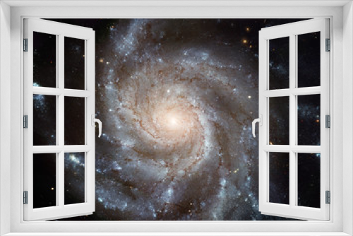 Fototapeta Naklejka Na Ścianę Okno 3D - Pinwheel Galaxy. Space nebula. Cosmic cluster of stars. Outer space background