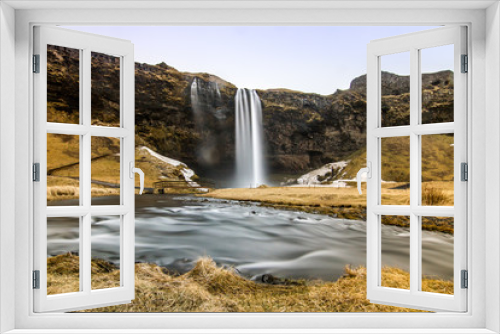 Fototapeta Naklejka Na Ścianę Okno 3D - Seljalandsfoss, Iceland