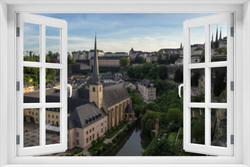 Fototapeta Naklejka Na Ścianę Okno 3D - panoramic view of Luxembourg