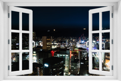 Fototapeta Naklejka Na Ścianę Okno 3D - 神戸市街の夜景