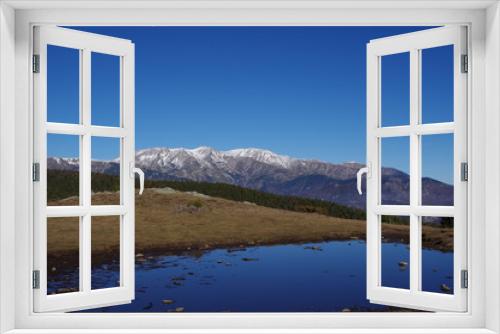 Fototapeta Naklejka Na Ścianę Okno 3D - Etang de montagne