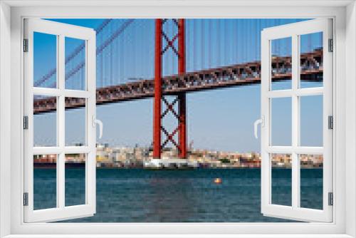 Fototapeta Naklejka Na Ścianę Okno 3D - Ponte 25 abril, Portugal