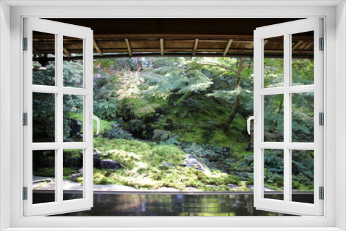 Fototapeta Naklejka Na Ścianę Okno 3D - Rurikoin Temple, Kyoto, Japan
