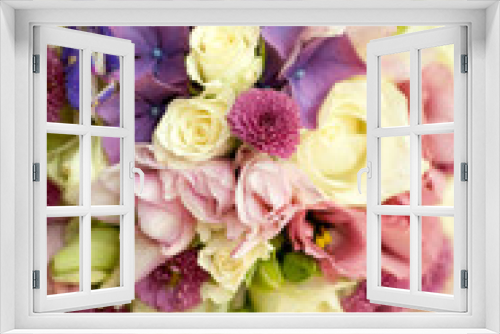 Fototapeta Naklejka Na Ścianę Okno 3D - wedding bouquet of wildflowers