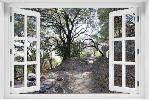 Fototapeta Naklejka Na Ścianę Okno 3D - hiking path - Provence - France
