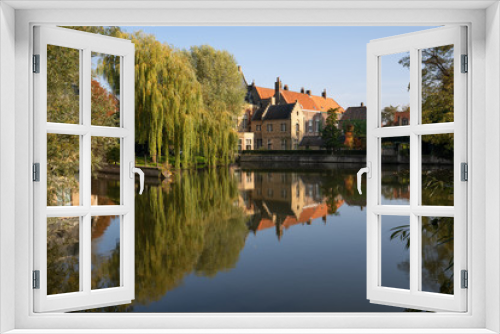 Fototapeta Naklejka Na Ścianę Okno 3D - Canals of Bruges, Belgium