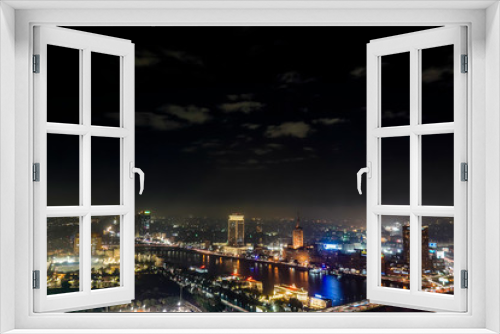 Fototapeta Naklejka Na Ścianę Okno 3D - Cairo, Egypt The skyline at night.