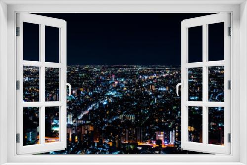 Fototapeta Naklejka Na Ścianę Okno 3D - Japan Skyview Skydeck Tokyo