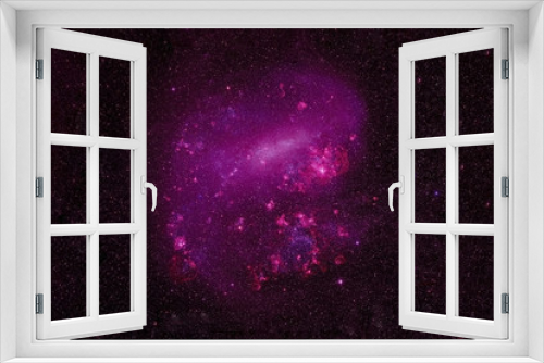 Fototapeta Naklejka Na Ścianę Okno 3D - Dark galaxy in deep space. Elements of this image were furnished by NASA.