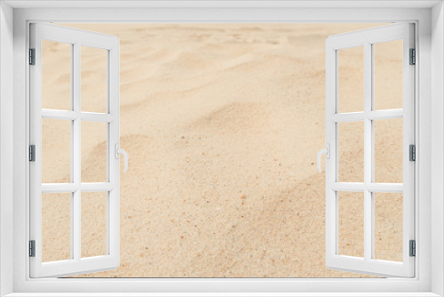 Fototapeta Naklejka Na Ścianę Okno 3D - Copy space of sand beach texture abstract background.