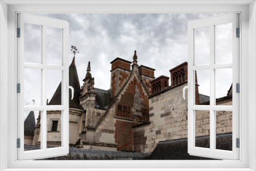 Fototapeta Naklejka Na Ścianę Okno 3D - Old castle. Ambroise. France