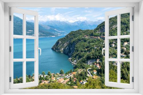 Fototapeta Naklejka Na Ścianę Okno 3D - Beautiful waterfront town in Lake Como, Italy