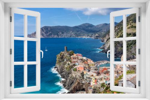 Fototapeta Naklejka Na Ścianę Okno 3D - Vernazza