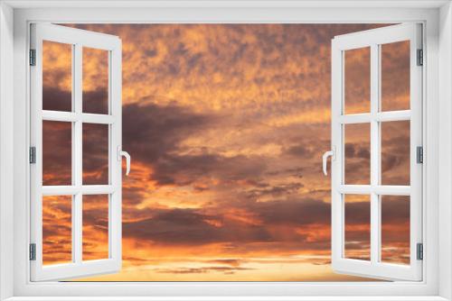 Fototapeta Naklejka Na Ścianę Okno 3D - Golden hour, sunset