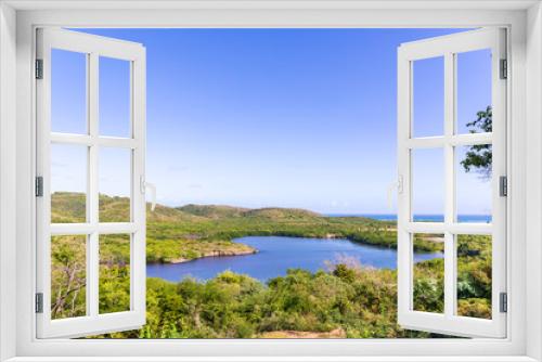 Fototapeta Naklejka Na Ścianę Okno 3D - Sainte-Anne, Martinique, FWI - Cul-de-Sac Ferré - Heart lake