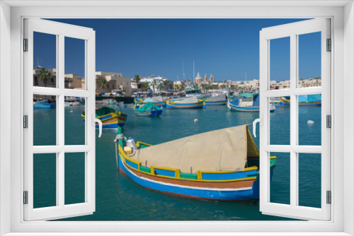Fototapeta Naklejka Na Ścianę Okno 3D - Marsaxlokk_Malta