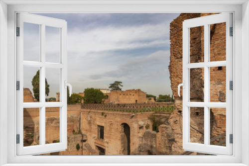 Fototapeta Naklejka Na Ścianę Okno 3D - Palatine Hill, Rome Italy
