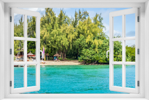 Fototapeta Naklejka Na Ścianę Okno 3D - An island in Mauritius