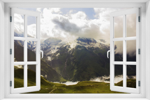 Fototapeta Naklejka Na Ścianę Okno 3D - Mountains view.