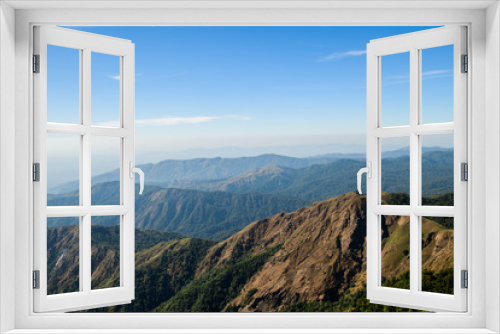 Fototapeta Naklejka Na Ścianę Okno 3D - Complex mountain range at mulayit taung, myanmar