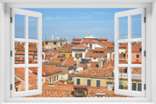 Fototapeta Naklejka Na Ścianę Okno 3D - Venice rooftops, Italy