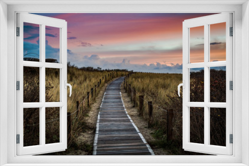 Fototapeta Naklejka Na Ścianę Okno 3D - Wege zum Sonnenaufgang