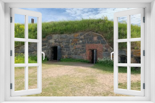 Fototapeta Naklejka Na Ścianę Okno 3D - Bunker