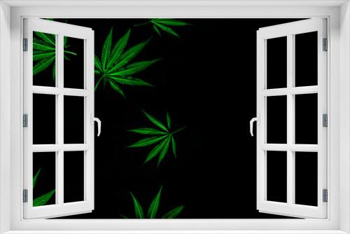 Fototapeta Naklejka Na Ścianę Okno 3D - cannabis 2