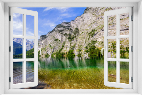 Fototapeta Naklejka Na Ścianę Okno 3D - Majestic Lakes - Königssee / Obersee