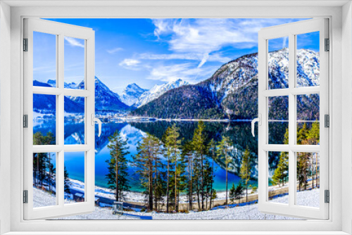 Fototapeta Naklejka Na Ścianę Okno 3D - pertisau in austria