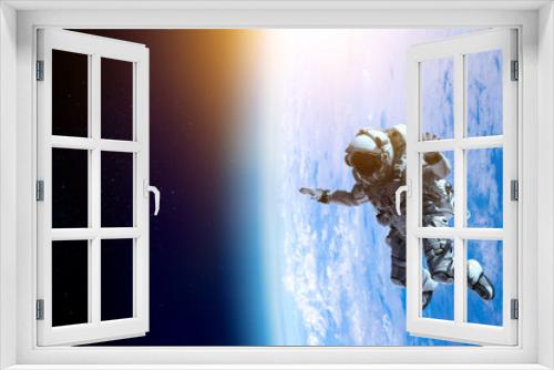 Fototapeta Naklejka Na Ścianę Okno 3D - Exploring outer space. Mixed media