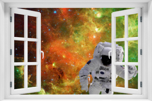 Fototapeta Naklejka Na Ścianę Okno 3D - Astronaut in space