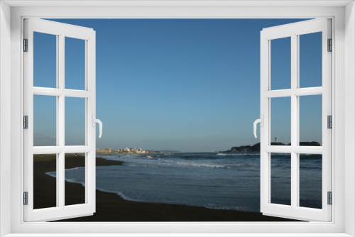 Fototapeta Naklejka Na Ścianę Okno 3D - 鵠沼海岸から見る江の島