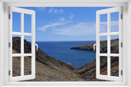 Fototapeta Naklejka Na Ścianę Okno 3D - Landscape of Point of Saint Lawrence (Ponta de Sao Lourenco), easternmost point of the island of Madeira, Portugal.