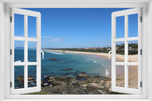 Fototapeta Naklejka Na Ścianę Okno 3D -  Lighthouse Beach in Port Macquarie, New South Wales Australia