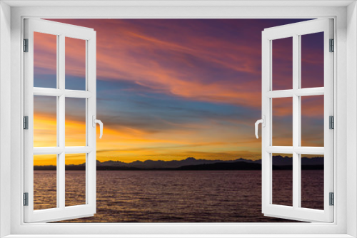 Fototapeta Naklejka Na Ścianę Okno 3D - Sunset Of Many Colors 7