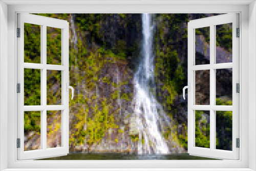 Fototapeta Naklejka Na Ścianę Okno 3D - New Zeland Highlights North and South Island, Milford Sound