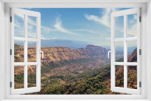 Fototapeta Naklejka Na Ścianę Okno 3D - Matheran Mountain View in India