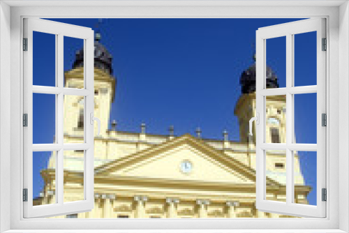 Fototapeta Naklejka Na Ścianę Okno 3D - Protestant church, Debrecen, Hungary