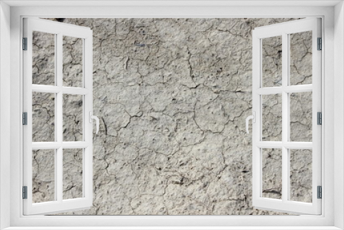 Fototapeta Naklejka Na Ścianę Okno 3D - Texture of cracked dry ground